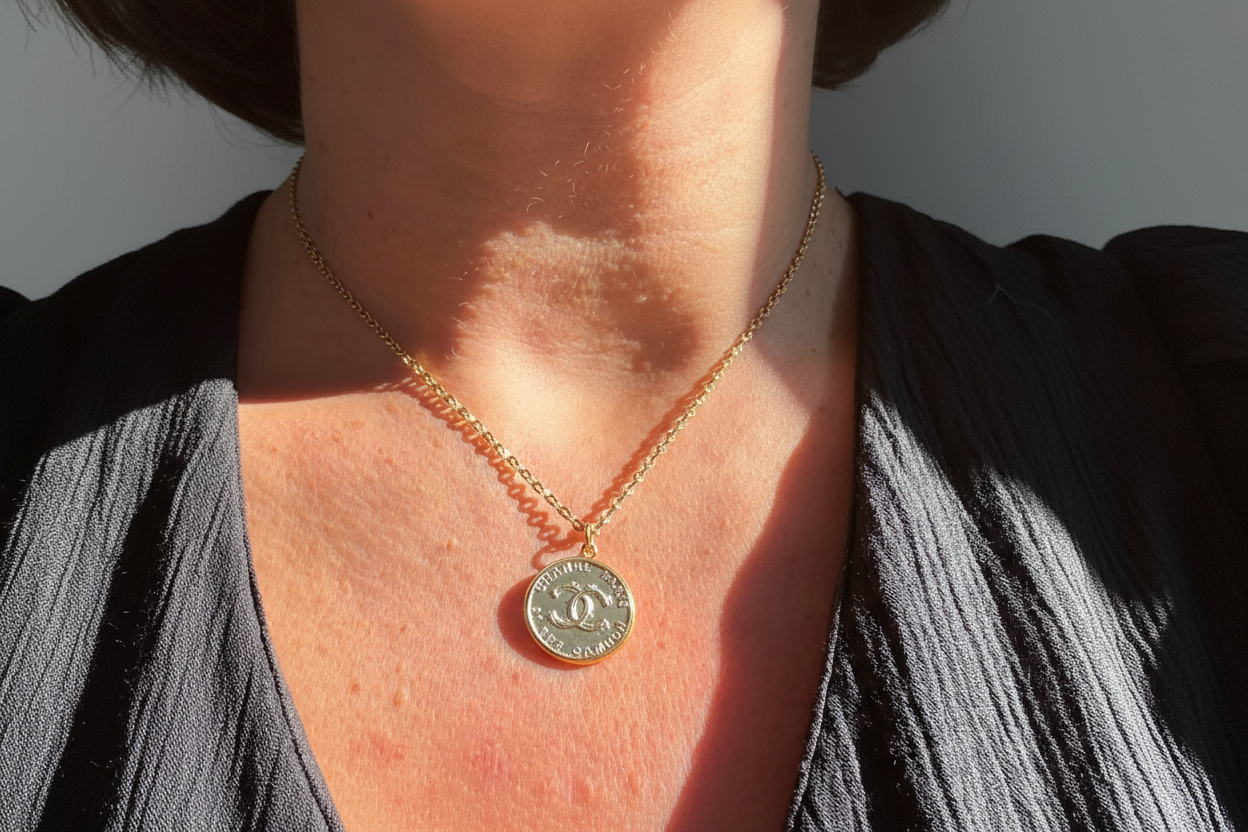 Collar artesanal ANTOQUIA, pieza hecha a mano por EOS UPCYCLING