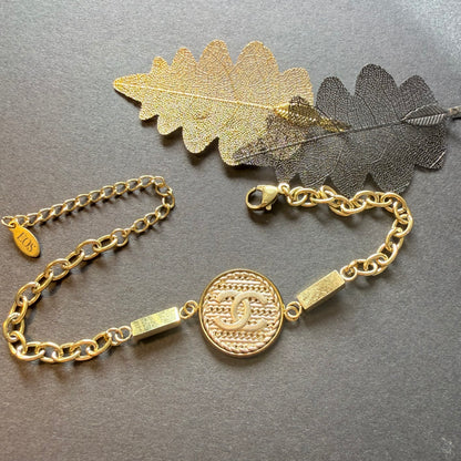 Cadena forzada en pulsera artesanal EOS UPCYCLING