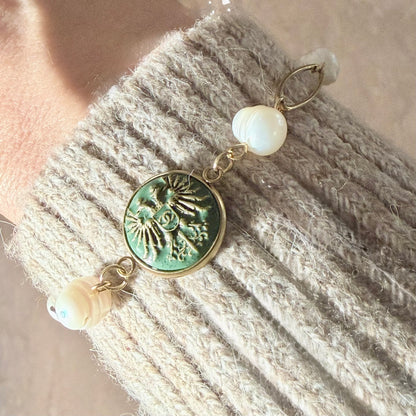 Joya artesanal EOS UPCYCLING, elegante y sostenible.